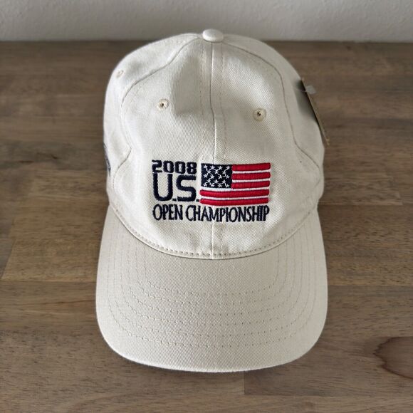 2008 US Open Championship Hat Cap Adjustable Strapback Embroidered Lettering - Picture 1 of 11